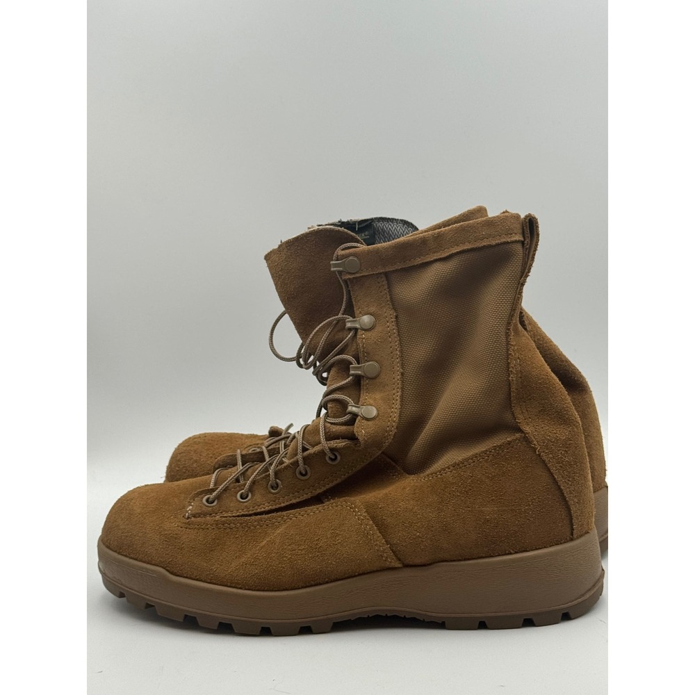 McRae Footwear Mens 12R US Army Combat Vehicle Crewman Boots Coyote Brown Vibram